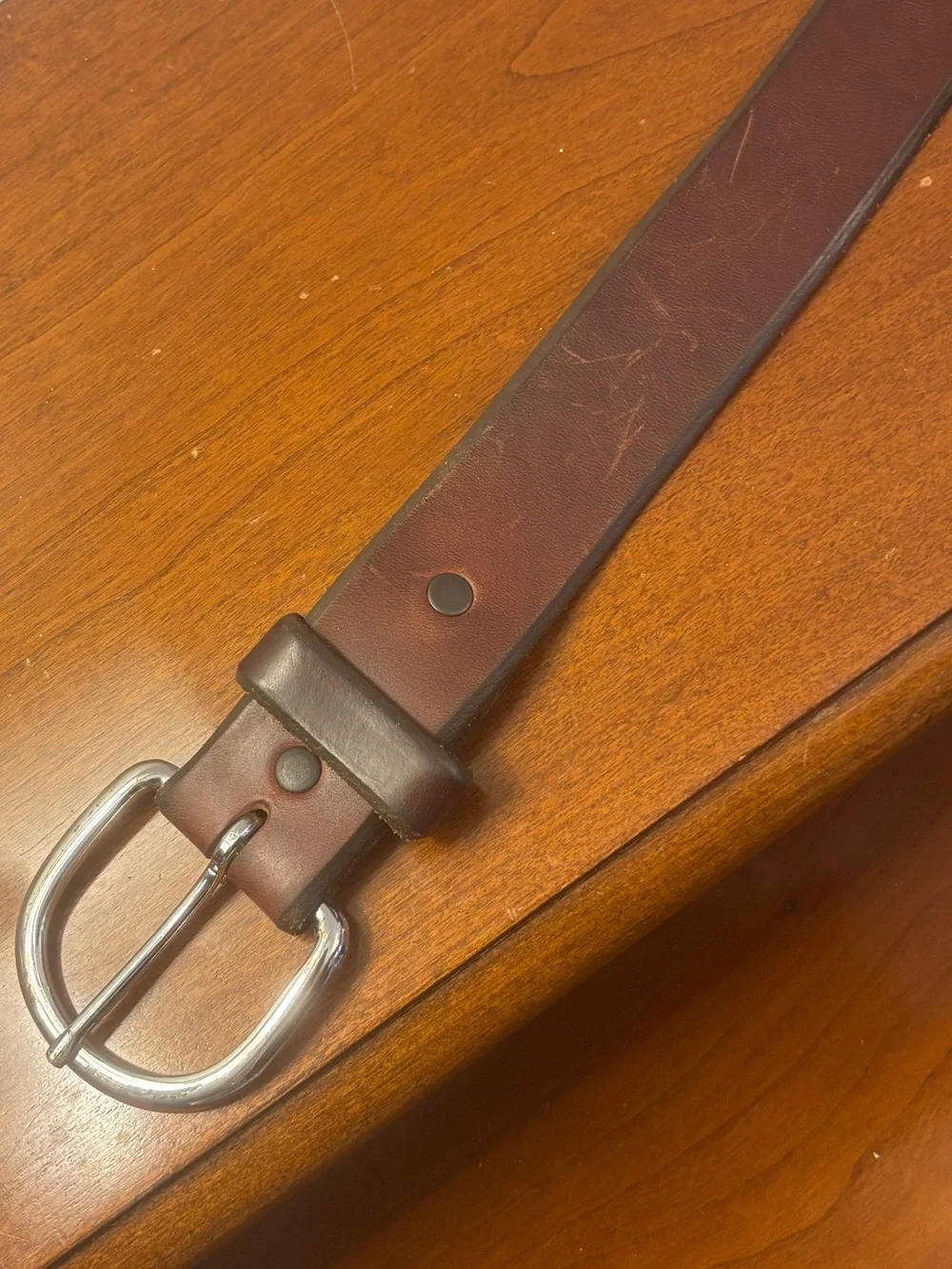 Tony Lama Brown Leather Western Belt
